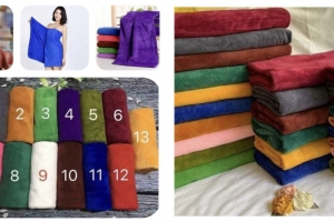 KHĂN ĐA NĂNG MÀU, KHĂN CHUYÊN DÙNG CHO SPA ĐA KÍCH CỠ