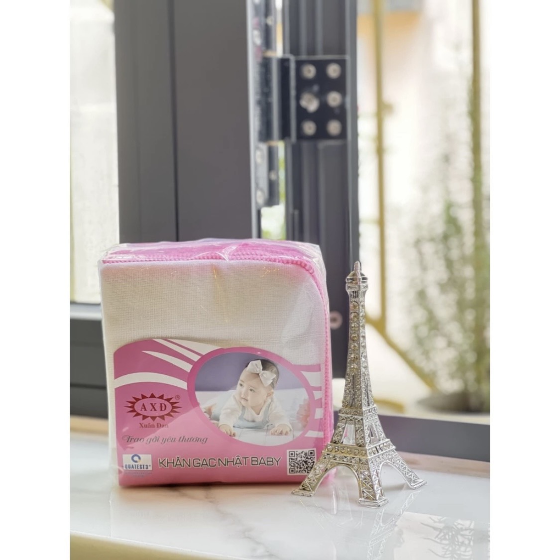 Túi 10 Khăn Sữa Gạc Lớn 3 Lớp Vải Nhật 27x35CM