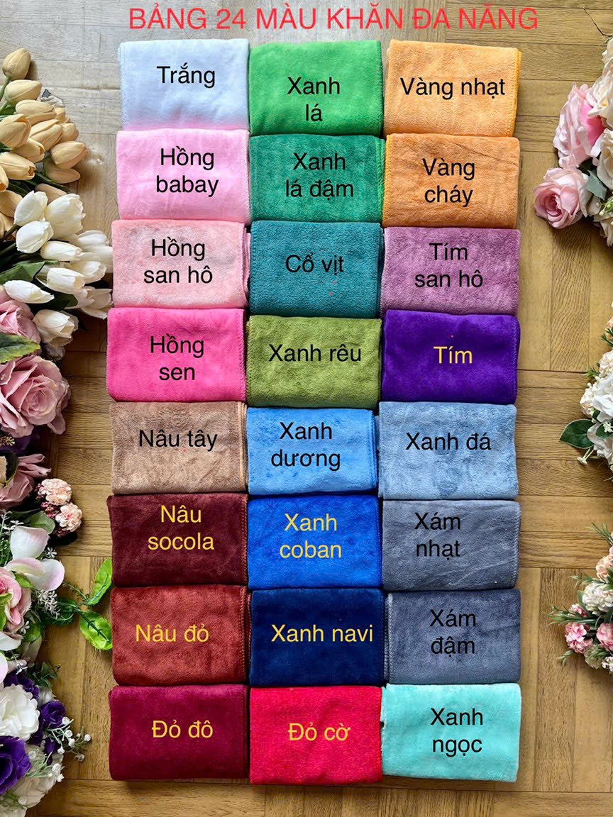 KHĂN ĐA NĂNG MÀU 34x78