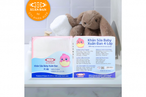 Khăn gạc Baby 4 lớp nhỏ - 25x25cm