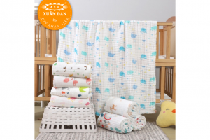 Khăn tắm xô nhăn 6 lớp - 90x90cm